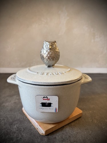 Owl knob for staub stainless - owl,