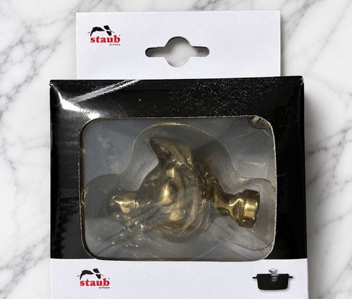 Staub rooster knob animal - rooster,