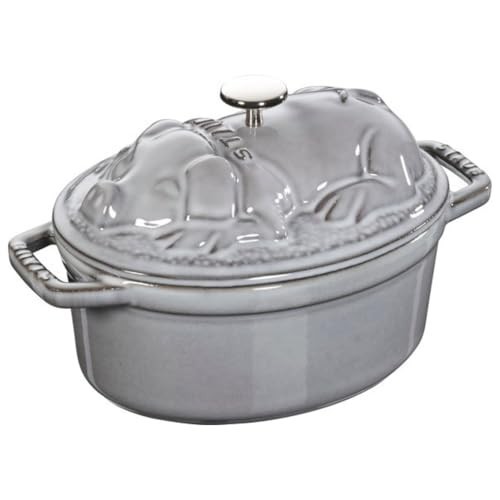 Staub piggy cocotte gray - cocotte,
