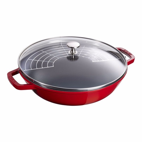 Staub wok with lid 30cm - -,