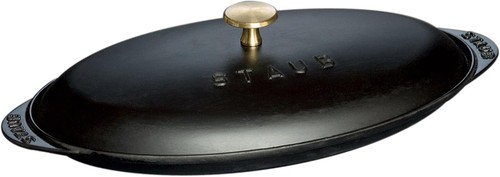 Staub cast iron oval - iron, fish