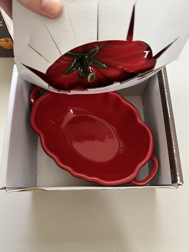 Staub ceramic tomato cocotte - staub,