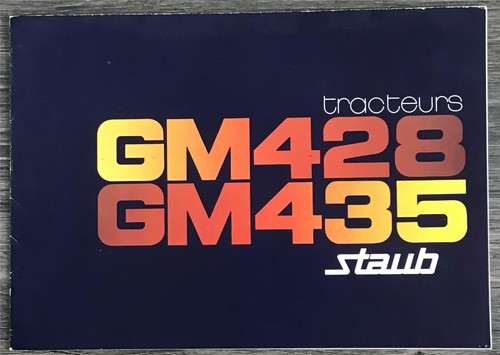 Staub gm428 gm435 tractors - gm435,