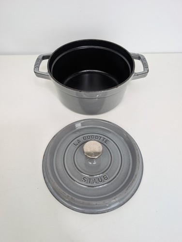 Grey cocotte staub round - grey,