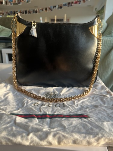 Genuine gucci vintage leather - vintage,