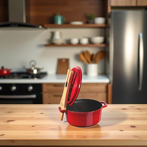 Staub wood lid - holder, magnetic