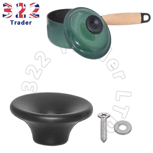 Wooden round lid knob - wooden,