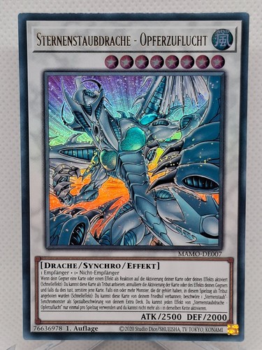 Stardust dragon sacrificial - stardust,