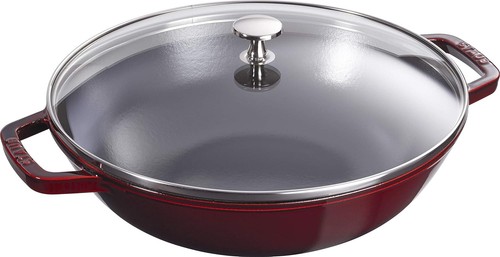 Staub enamel cast iron - cast, wok