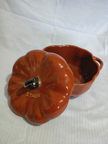 Staub ceramic pumpkin cocotte - ceramic,